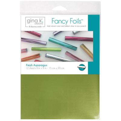 Gina K Designs Fancy Foil - Fresh Asparagus - Matte Finish